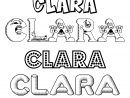 Coloriage Du Prénom Clara : À Imprimer Ou Télécharger avec Imprimer Son Prénom