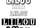 Coloriage Du Prénom Lilou : À Imprimer Ou Télécharger avec Prenom A Imprimer