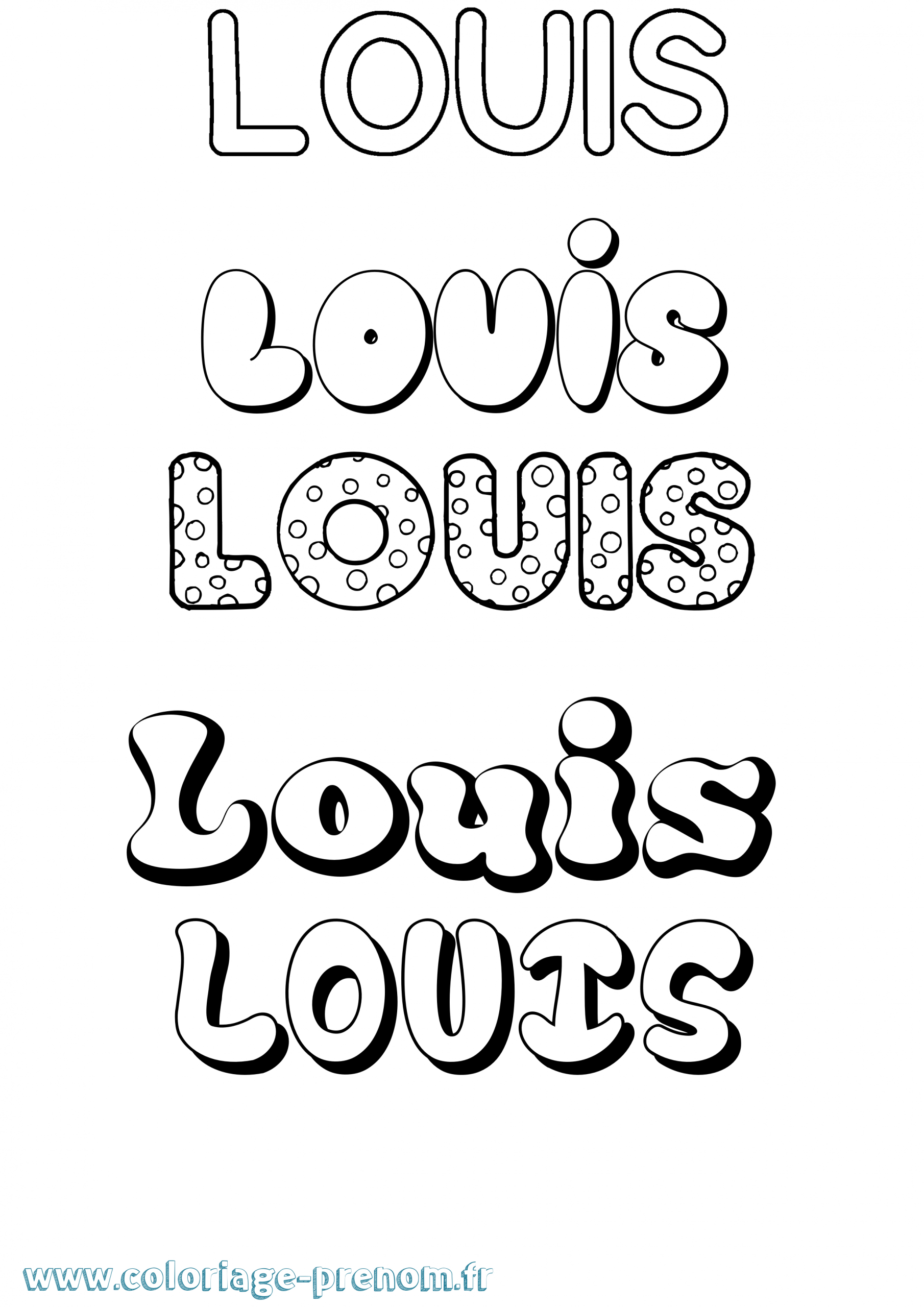 Coloriage Du Prénom Louis : À Imprimer Ou Télécharger destiné Prenom A Colorier 
