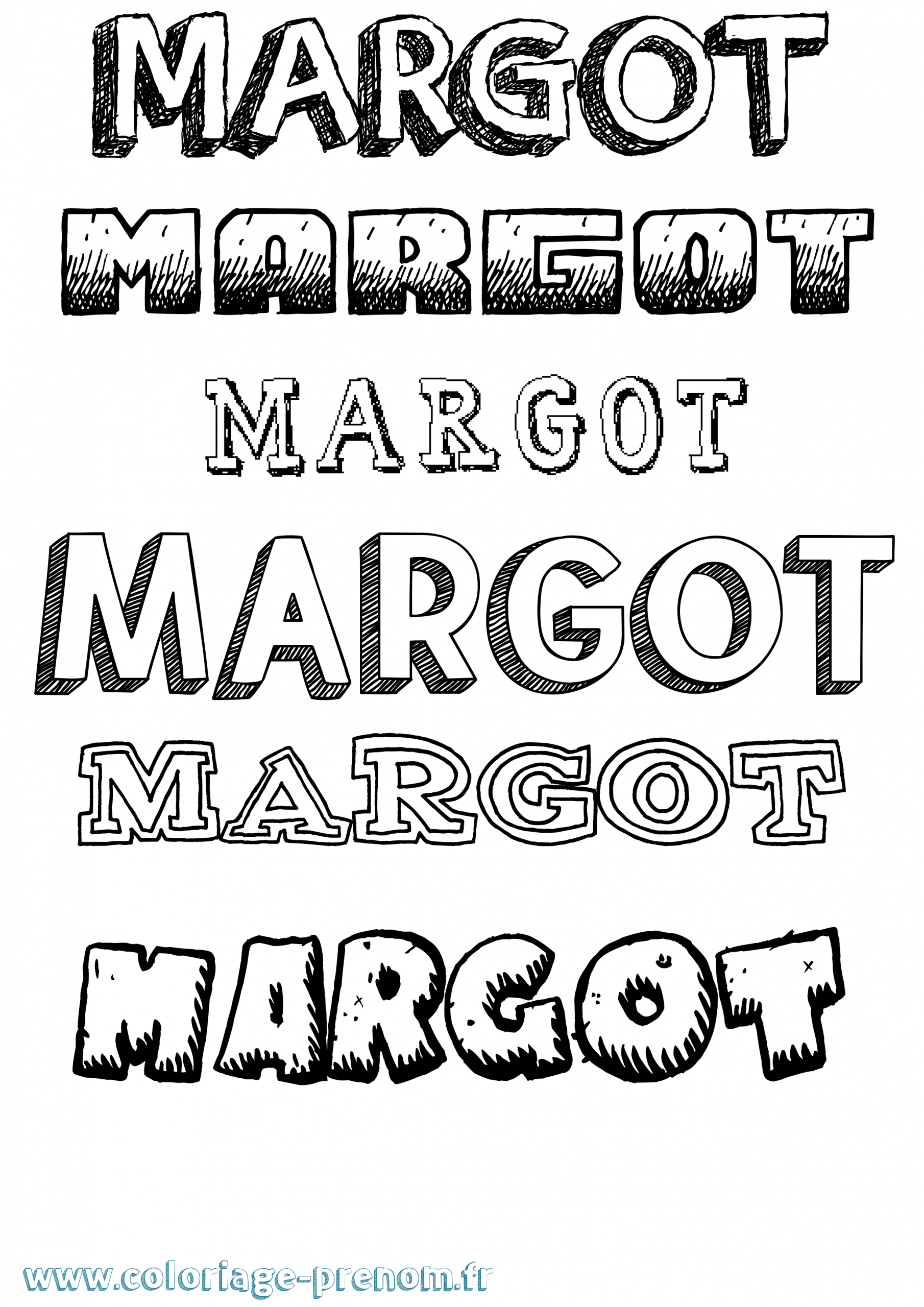 Coloriage Du Prénom Margot : À Imprimer Ou Télécharger destiné Prenom A Imprimer En Couleur Gratuit 