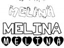 Coloriage Du Prénom Melina : À Imprimer Ou Télécharger dedans Coloriage De Prenom