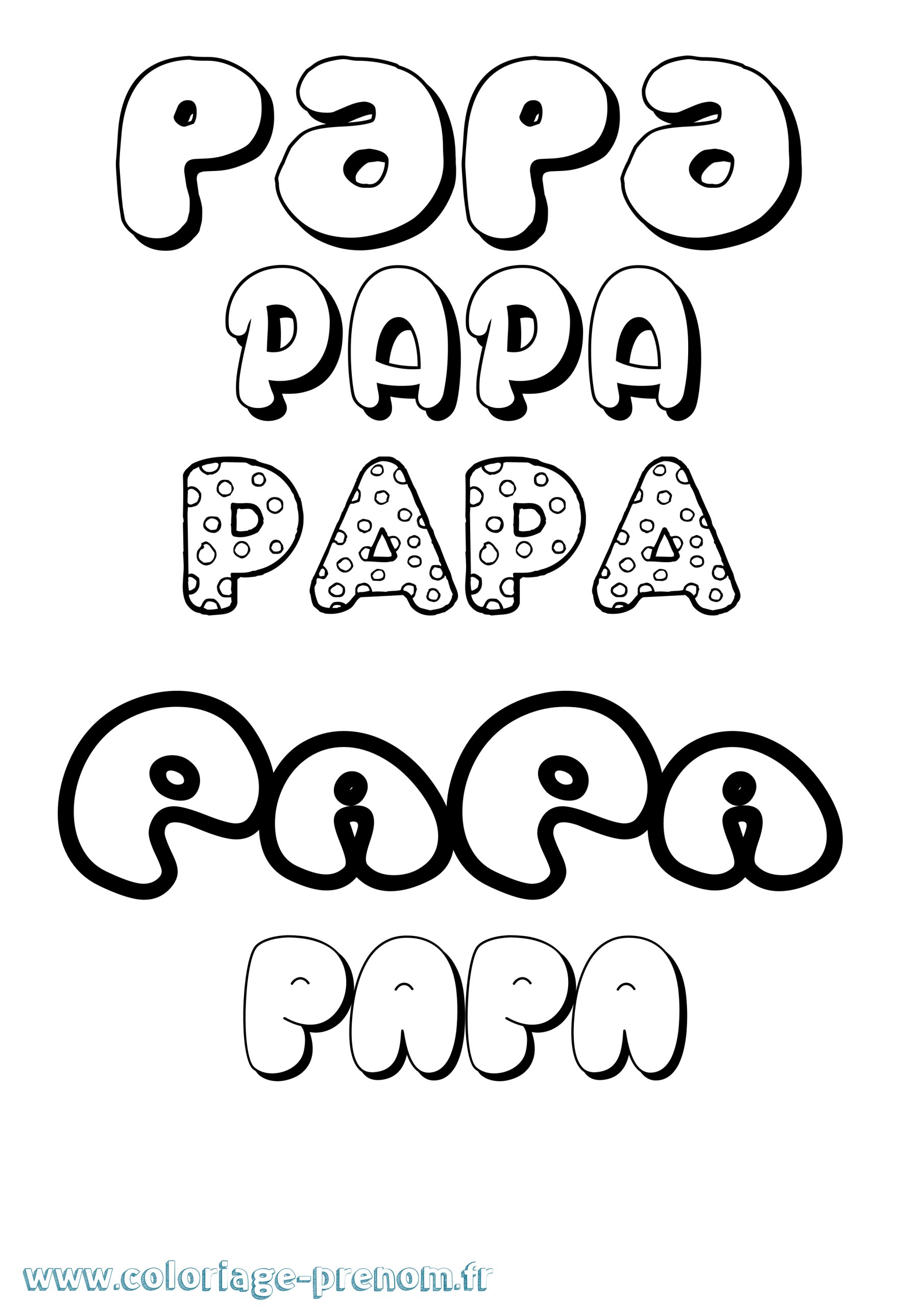 Coloriage Du Prénom Papa : À Imprimer Ou Télécharger encequiconcerne Prenom A Colorier 