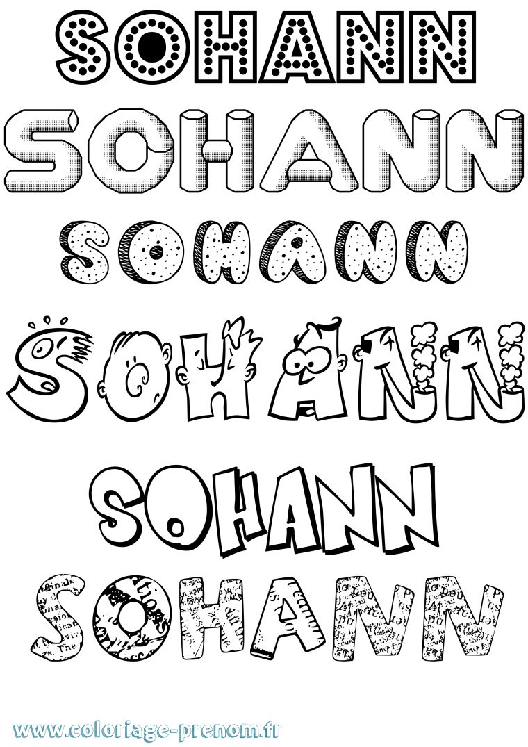 Coloriage Du Prénom Sohann : À Imprimer Ou Télécharger tout Imprimer Son Prénom