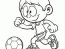 Coloriage D'Un Petit Garçon Jouant Au Football dedans Dessin D Un Petit Garçon