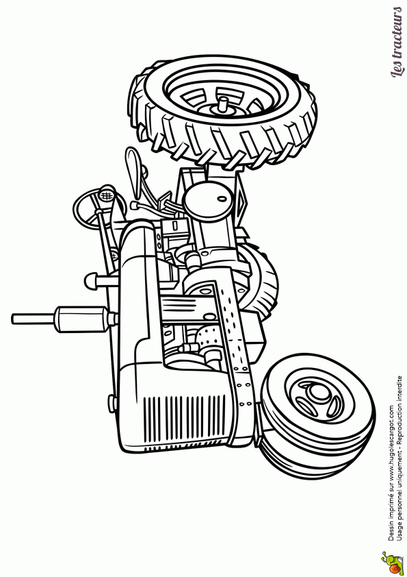 Coloriage D&amp;#039;Un Tracteur Ancien concernant Comment Dessiner Un Tracteur 