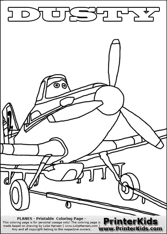 Coloriage Dusty Planes Facile Dessin Gratuit À Imprimer destiné Coloriage Dusty 