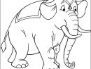 Coloriage - Eléphant destiné Coloriage Elephant