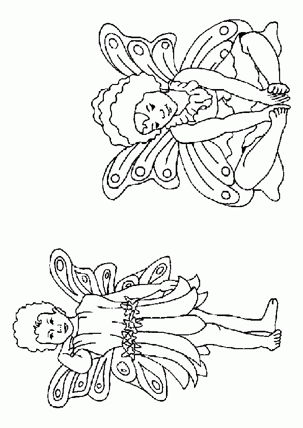 Coloriage Elfes Sur Hugolescargot encequiconcerne Coloriage Elfes Et Fées 