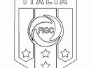 Coloriage Emblème De L'Équipe De Foot D'Italie serapportantà Coloriage Ecusson Foot