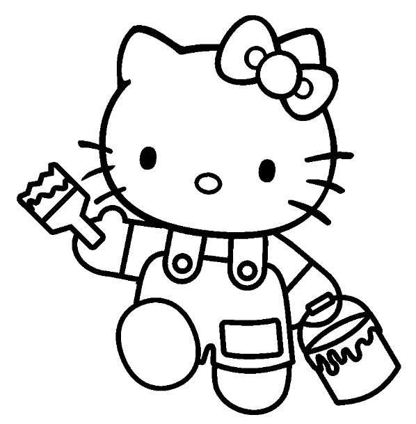 Coloriage En Ligne Hello Kitty A Imprimer - Gratuit Coloriage dedans Coloriage Hello Kitty Danseuse