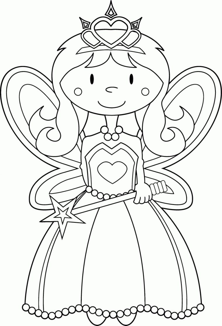 Coloriage Fée Pour Enfant À Imprimer Sur Coloriages à Coloriage Fée A Imprimer Gratuit