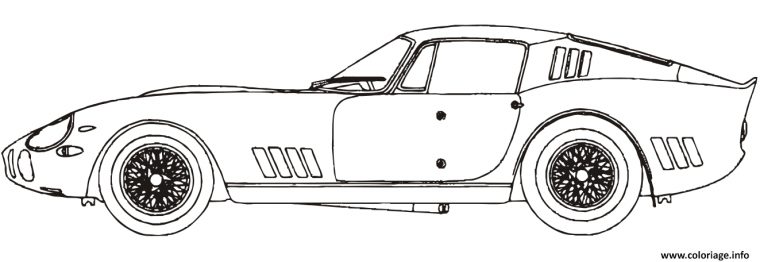 Coloriage Ferrari 275 Gtb Modele De Course Dessin Ferrari dedans Dessin Ferrari