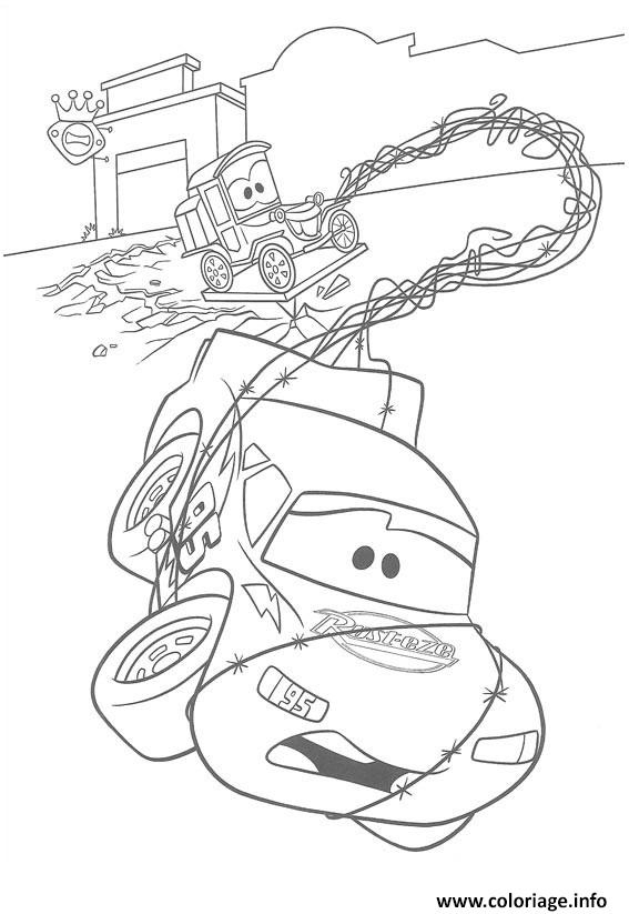 Coloriage Flash Mcqueen Cars Filets Dessin Flash Mcqueen À à Coloriage De Flash 