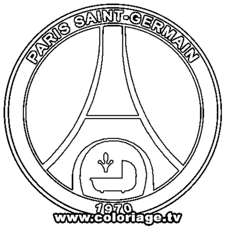 Coloriage Football Psg – Mgp Animation tout Coloriage Maillot Foot