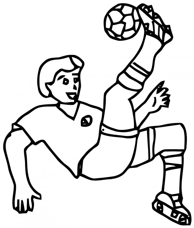 Coloriage Football Tire Splendide Dessin Gratuit À Imprimer destiné Coloriage Gardien De Foot