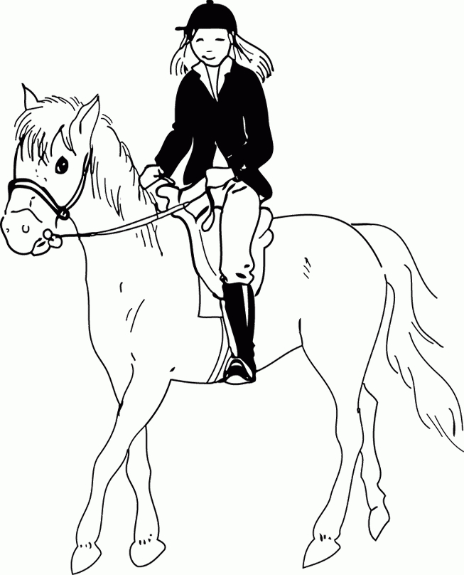 Coloriage Fr: Coloriage Cheval Saut Dobstacle concernant Coloriage Cheval Au Galop 