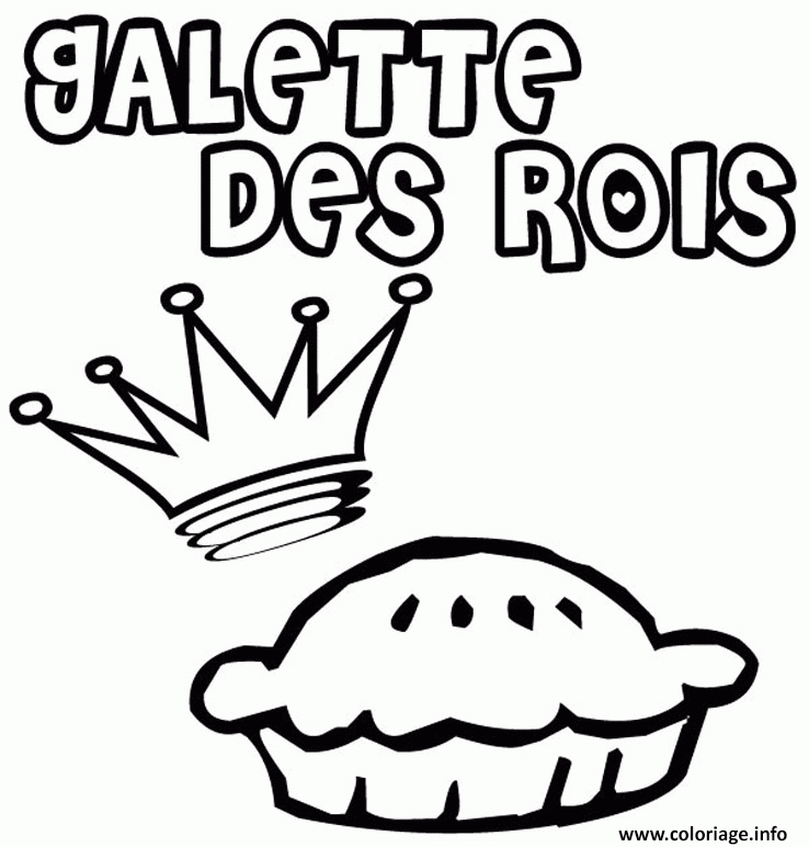 Coloriage Galette Des Rois Dessin Galette Des Rois À Imprimer serapportantà Dessin De Galette 
