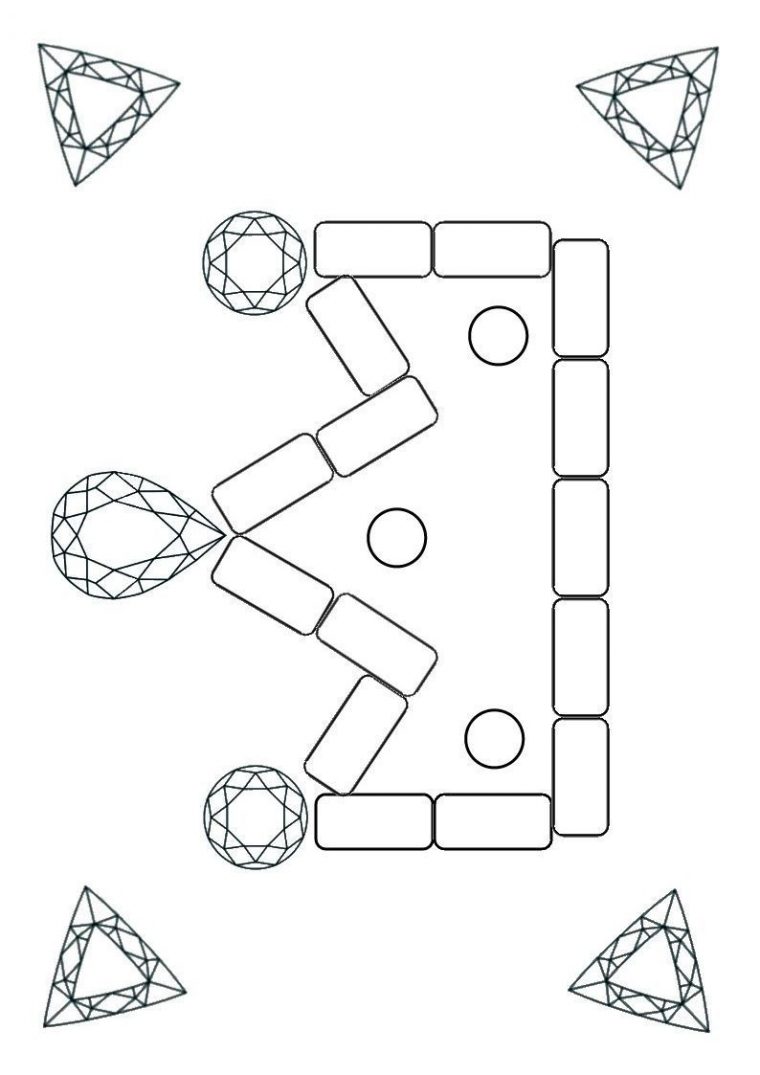 Coloriage Gommettes Ou Playmais destiné Couronne Des Rois À Imprimer