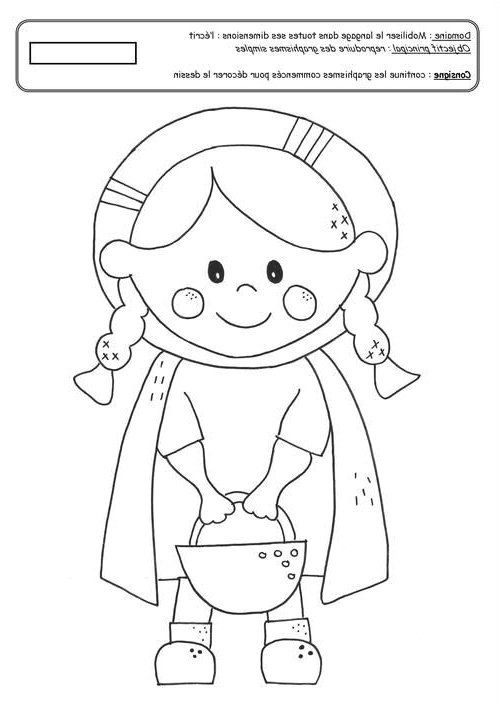 Coloriage Graphisme Élégant Collection Coloriage Du Petit intérieur Dessin Du Chaperon Rouge 