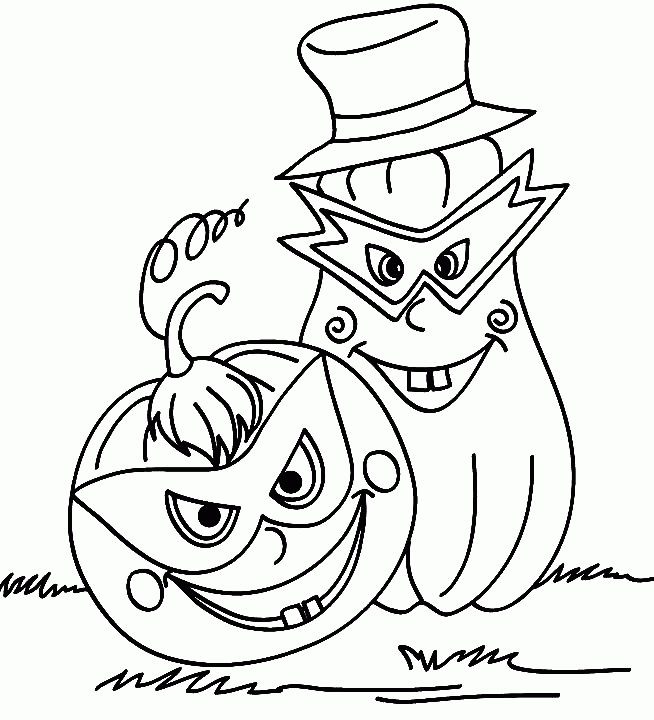 Coloriage Gratuit D'Images De Citrouilles D'Halloween encequiconcerne Dessin À Colorier D Halloween