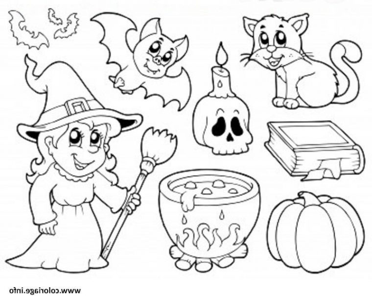 Coloriage Halloween Maternelle Bestof Images Coloriage encequiconcerne Coloriage Halloween Maternelle