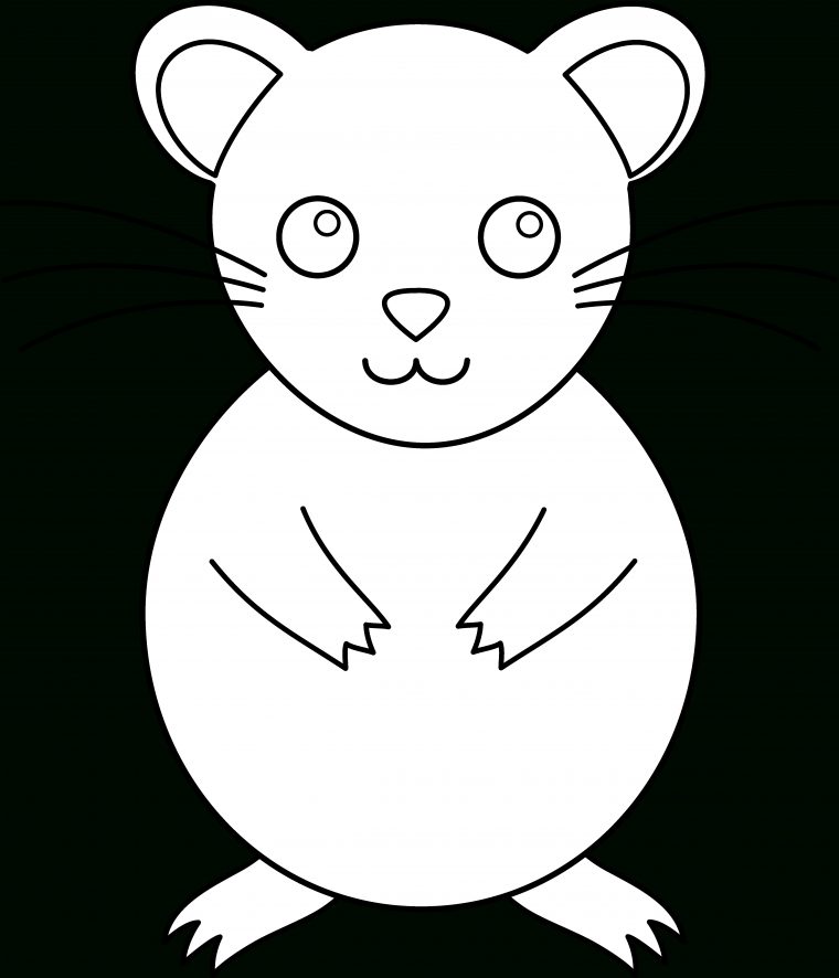 Coloriage Hamster #8063 (Animaux) – Album De Coloriages dedans Hamster À Colorier