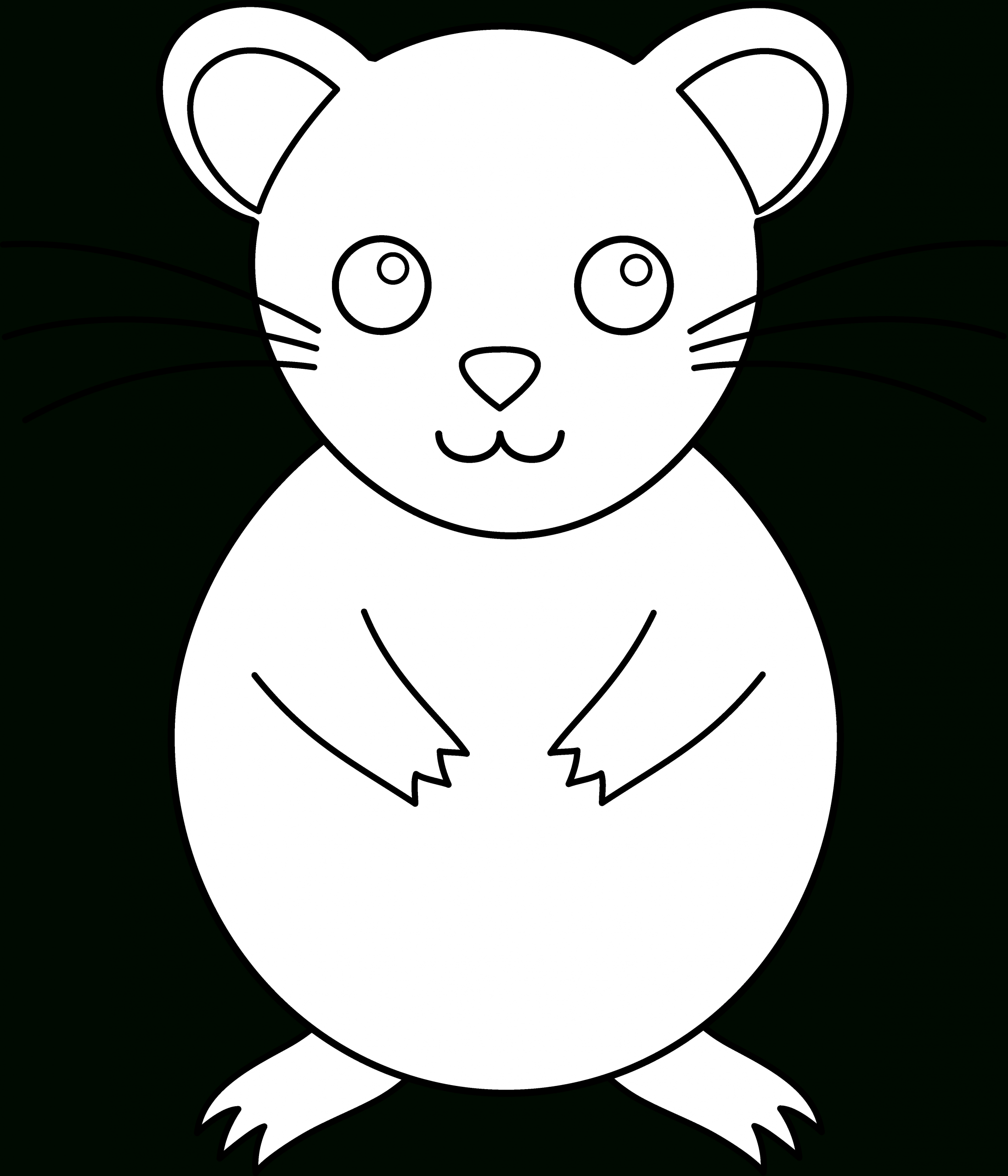 Coloriage Hamster #8063 (Animaux) - Album De Coloriages dedans Hamster À Colorier 