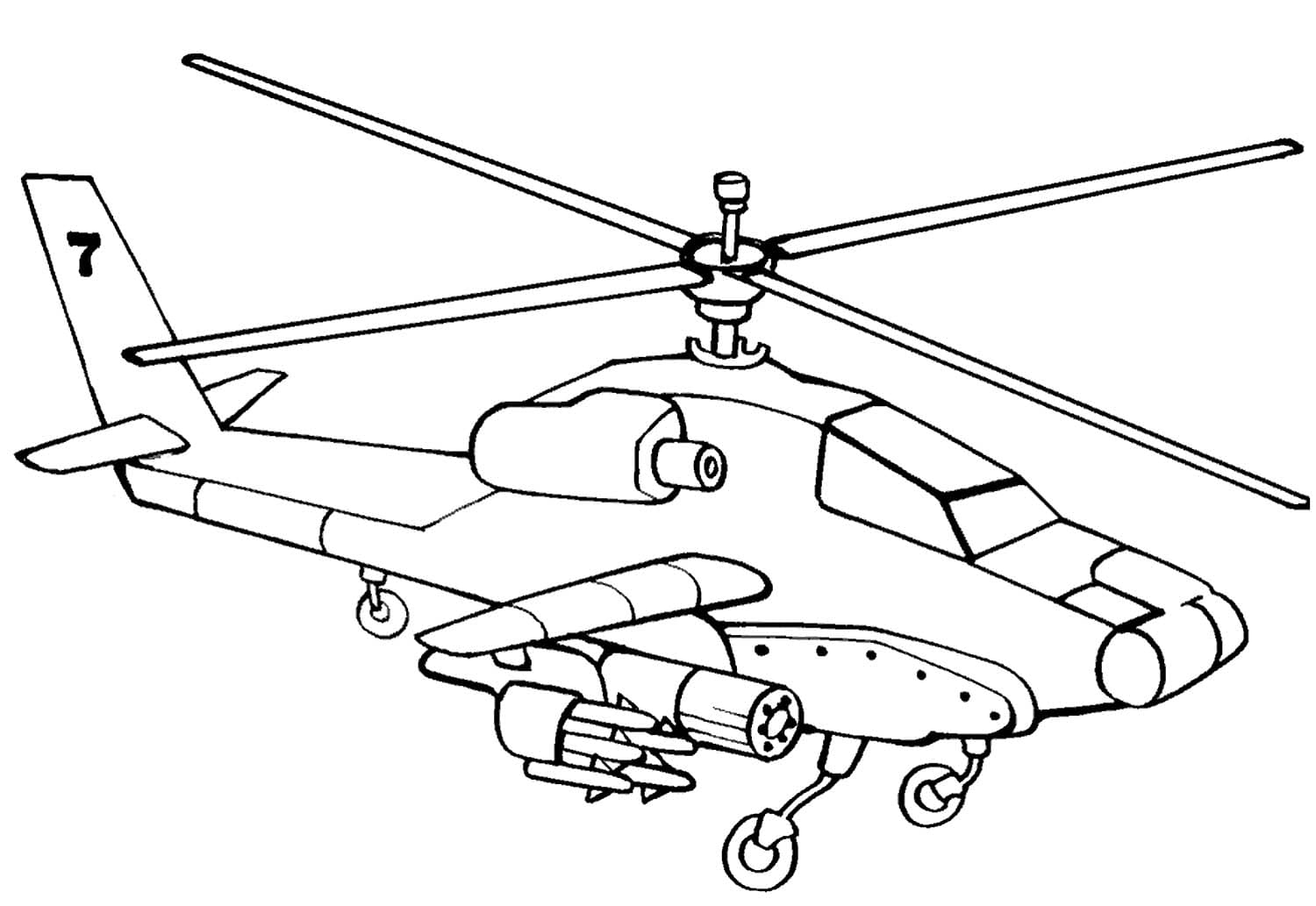 Coloriage Hélicoptère - 100 Coloriages Sur Wonder-Day concernant Coloriage Helicoptere