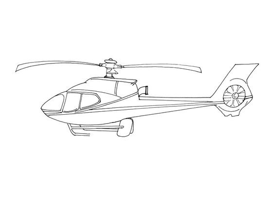 Coloriage Hélicoptère 2 - Coloriage Helicopteres à Coloriage Helicoptere 