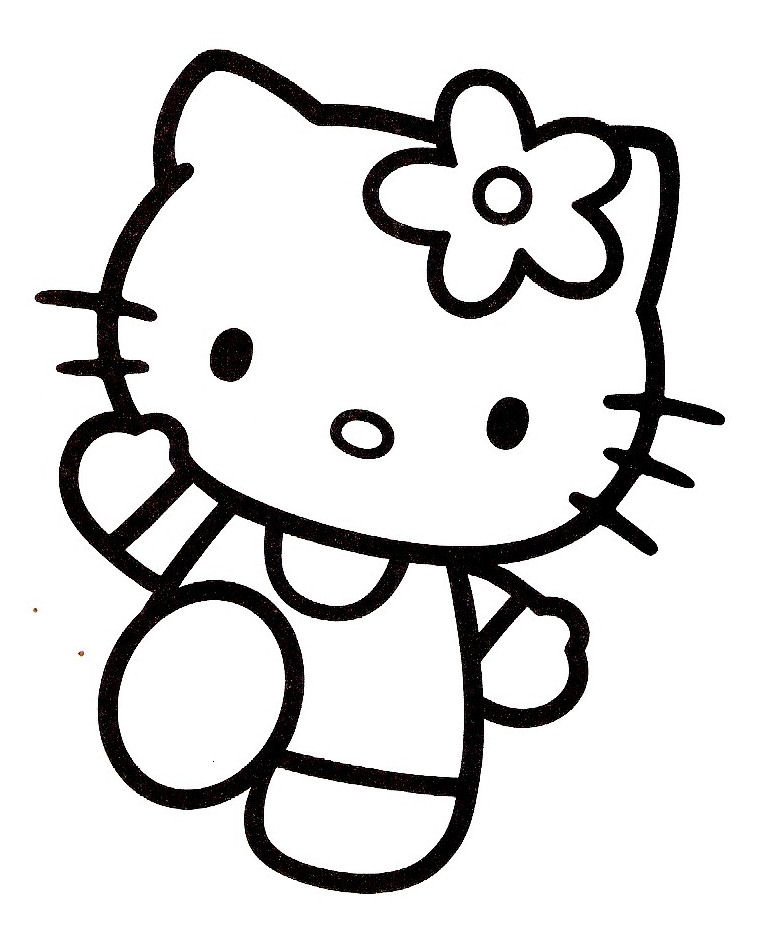 Coloriage Hello Kitty - 23 pour Coloriage Hello Kitty Danseuse 