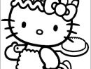 Coloriage Hello Kitty #36732 (Dessins Animés) - Album De avec Dessins De Hello Kitty