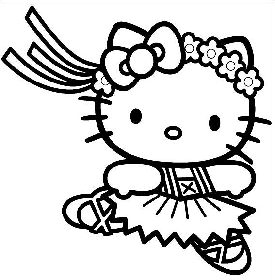 Coloriage Hello Kitty #36779 (Dessins Animés) - Album De à Dessin Hello Kitty Couleur 