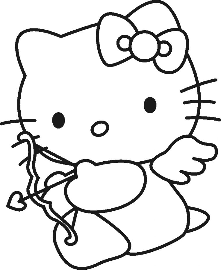 Coloriage Hello Kitty #36782 (Dessins Animés) – Album De concernant Dessins De Hello Kitty