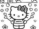 Coloriage Hello Kitty #36792 (Dessins Animés) - Album De serapportantà Dessins De Hello Kitty