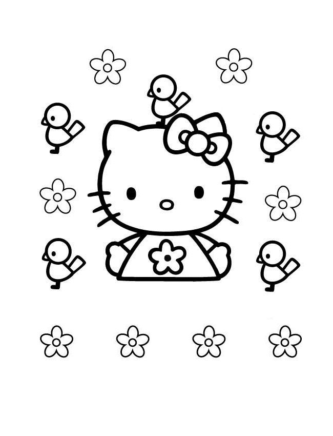 Coloriage Hello Kitty À Imprimer Pour Les Enfants - Cp13553 destiné Coloriages Hello Kitty À Imprimer