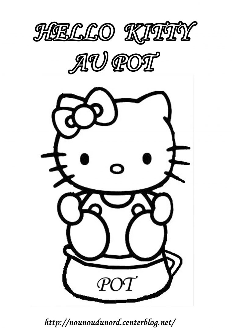 Coloriage Hello Kitty A Imprimer serapportantà Dessin Hello Kitty À Imprimer