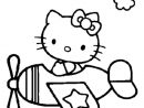 Coloriage Hello Kitty Dans L'Avion En Ligne Gratuit À Imprimer destiné Dessiner Hello Kitty
