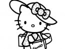 Coloriage Hello Kitty En Vacance Dessin Hello Kitty À Imprimer avec Dessin Hello Kitty À Imprimer
