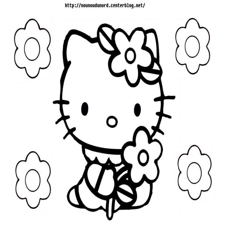 Coloriage Hello Kitty Princesse Imprimer Gratuit pour Coloriages Hello Kitty À Imprimer