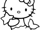 Coloriage Hello Kitty Sirène Gratuit À Imprimer Et dedans Dessin Hello Kitty