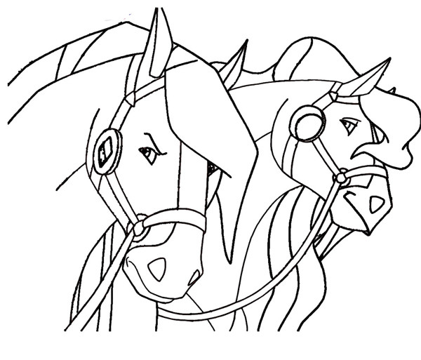 Coloriage Horseland Gratuit À Imprimer avec Dessins De Chevaux À Imprimer 