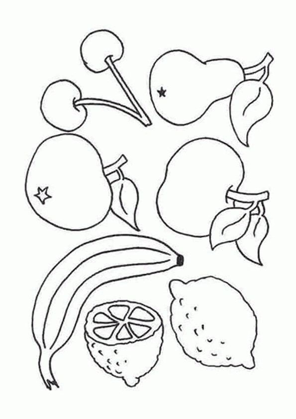 Coloriage Image De Fruit Et Legume - Free To Print concernant Dessin Fruits D Automne