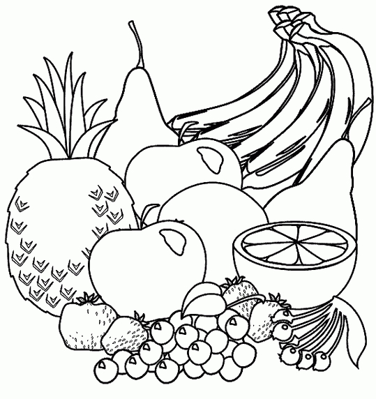 Coloriage Image De Fruit Et Legume – Free To Print destiné Coloriage Fruits Exotiques