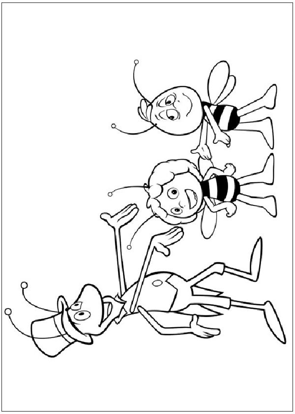 Coloriage Imprimable. Maya L'Abeille 25  Coloriage pour Coloriage Maya L Abeille Imprimer