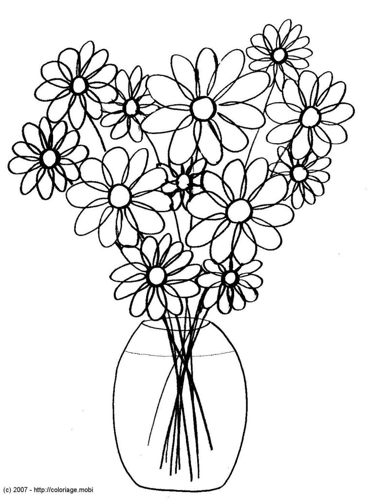 Coloriage Imprimer Vase – Coloriage Imprimer pour Coloriage Vase