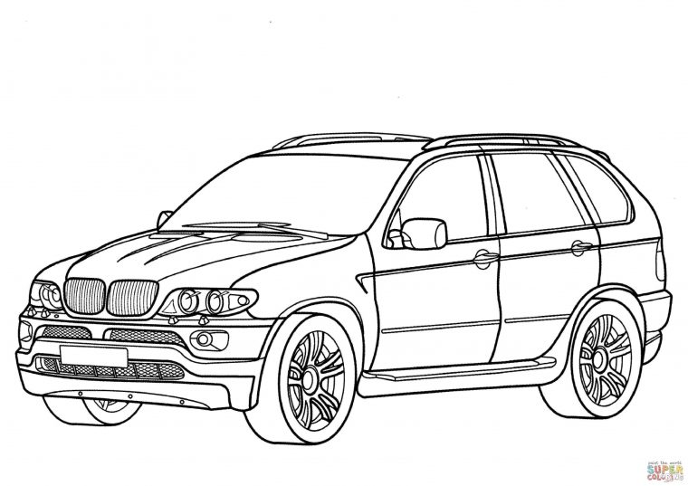 Coloriage Imprimer Voiture Bmw – Coloriage Imprimer tout Dessin Vehicule