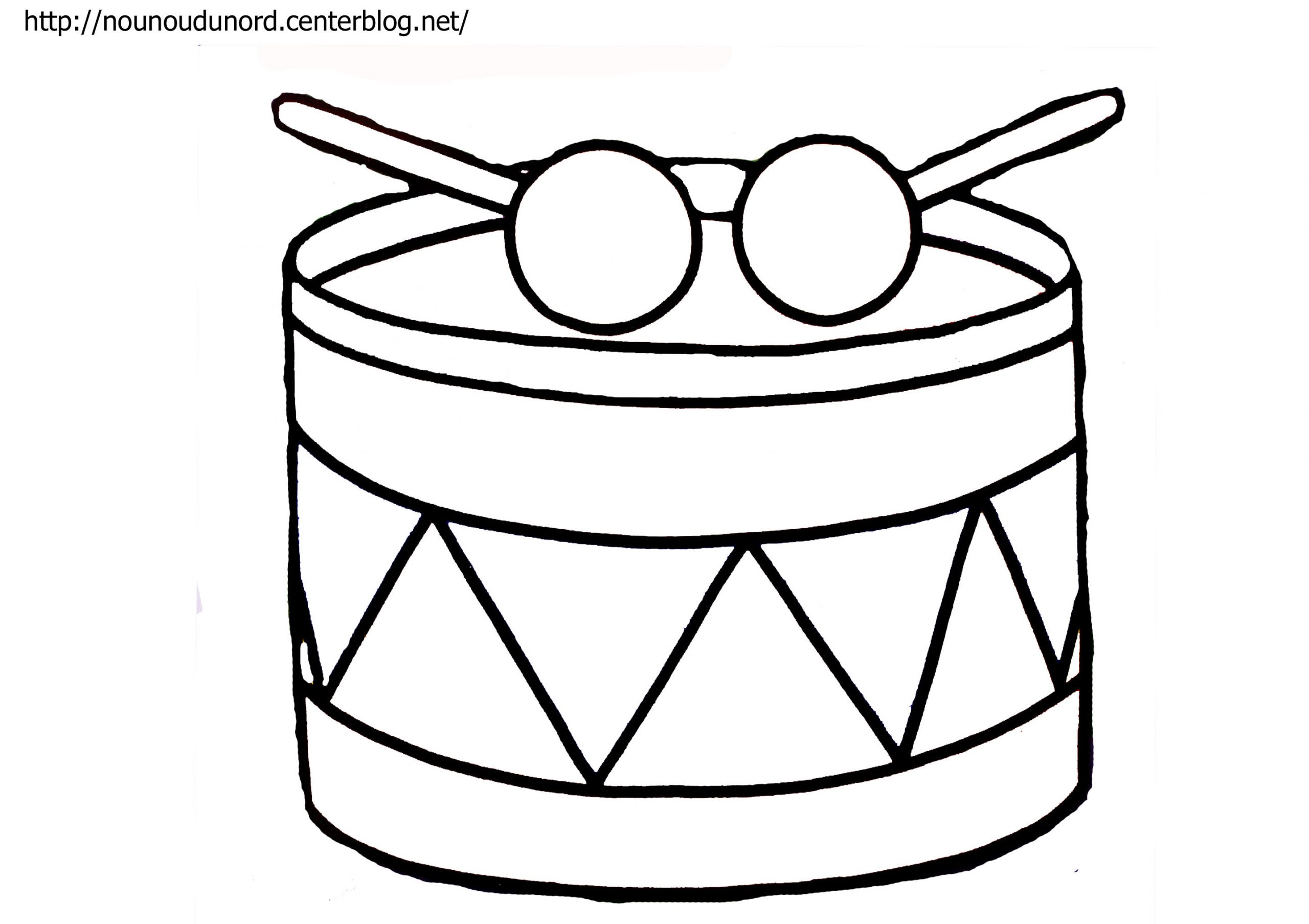 Coloriage Instrument De Musique Maternelle  Imprimer Et avec Note De Musique Coloriage 