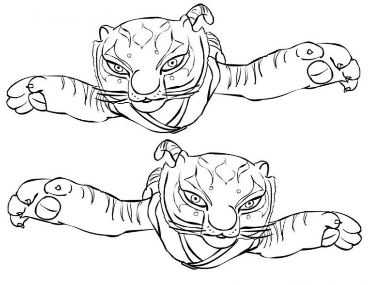 Coloriage Kung Fu Panda #73405 (Films D'Animation) – Album serapportantà Coloriage Kung Fu Panda