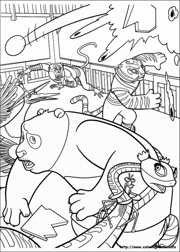 Coloriage Kung Fu Panda #73542 (Films D'Animation) – Album tout Coloriage Kung Fu Panda