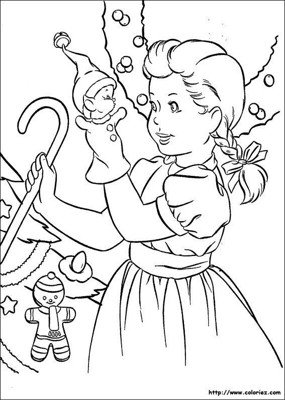 Coloriage - La Magie De Noël encequiconcerne Coloriage Magie 